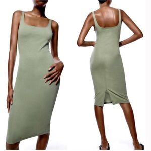 Zara Basic Midi Tank Dress